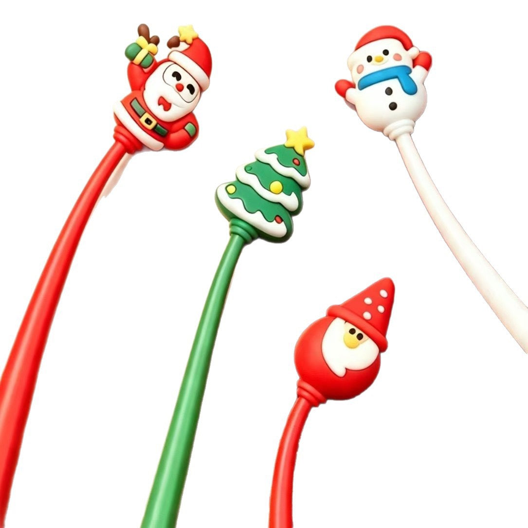 Christmas Cartoon Silicone Gel Pens