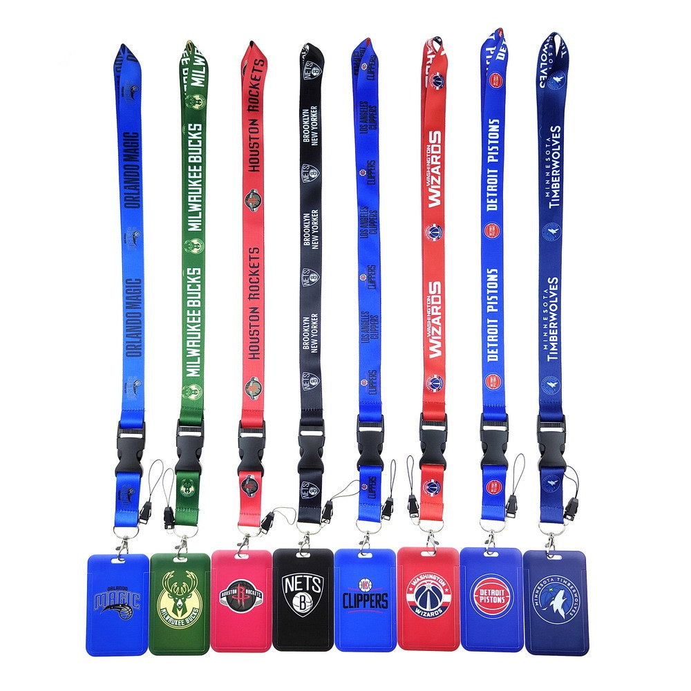 NBA ID Holder (ALL TEAM)  Complete set of rope + card holder