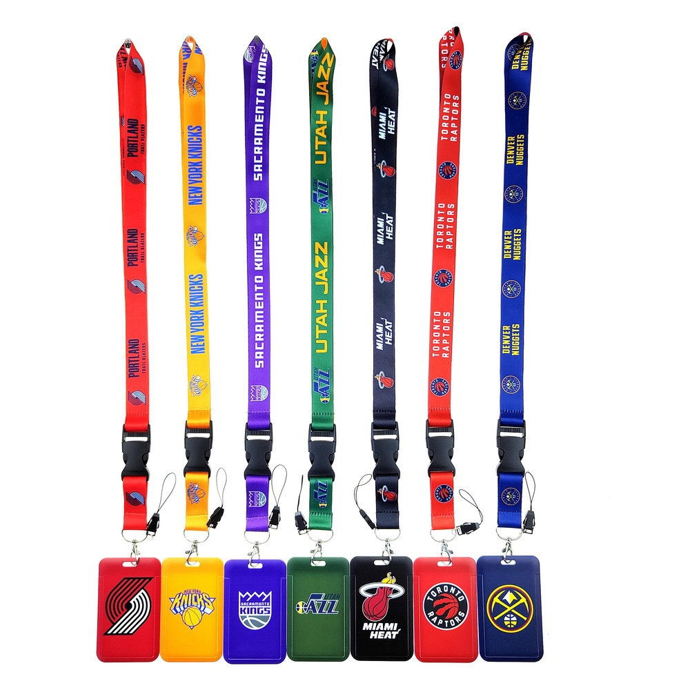 NBA ID Holder (ALL TEAM)  Complete set of rope + card holder