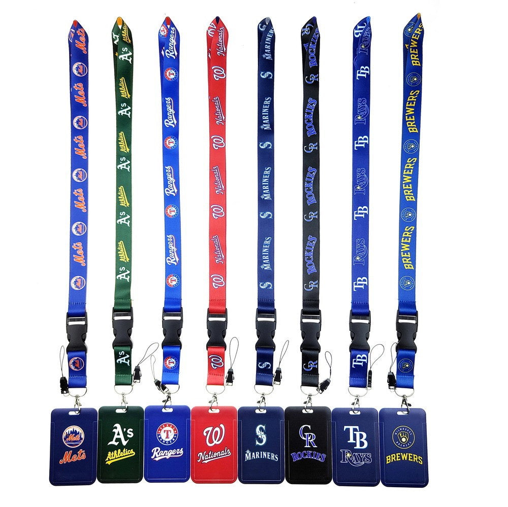 MLB ID Holder (ALL TEAM)  Complete set of rope + card holder