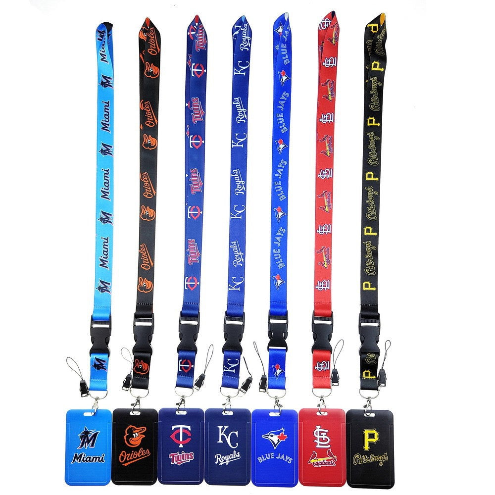 MLB ID Holder (ALL TEAM)  Complete set of rope + card holder