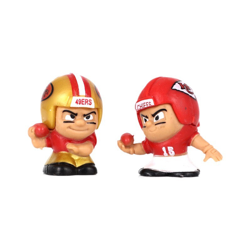 NFL Team Mini Football Player Figures Set