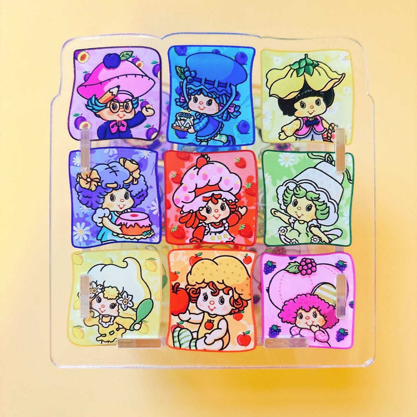 Acrylic Pen Holder Pen Box Storage Cross-bordertkus Hot-selling Strawberry Girlstrawberry Shortcake