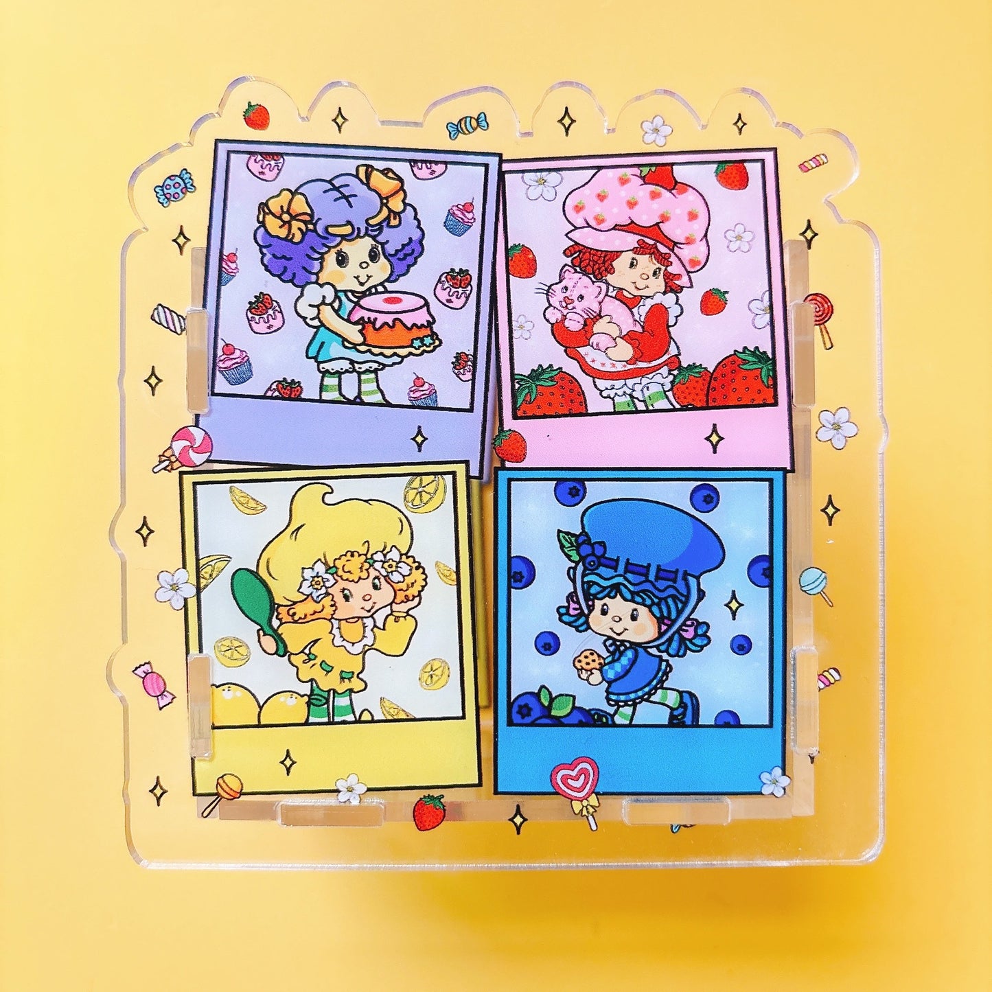 Acrylic Pen Holder Pen Box Storage Cross-bordertkus Hot-selling Strawberry Girlstrawberry Shortcake