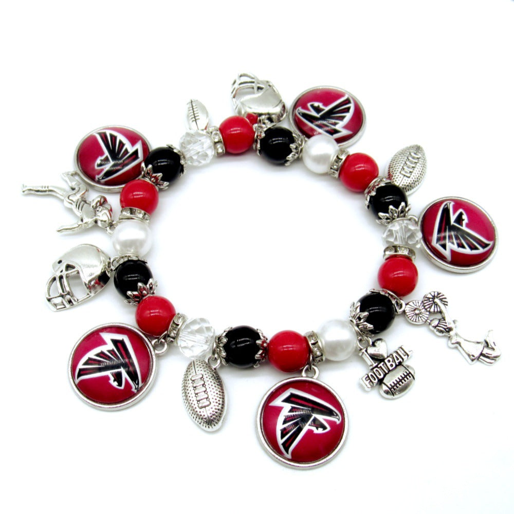 NFL Elastic Beaded Bracelet, Unisex