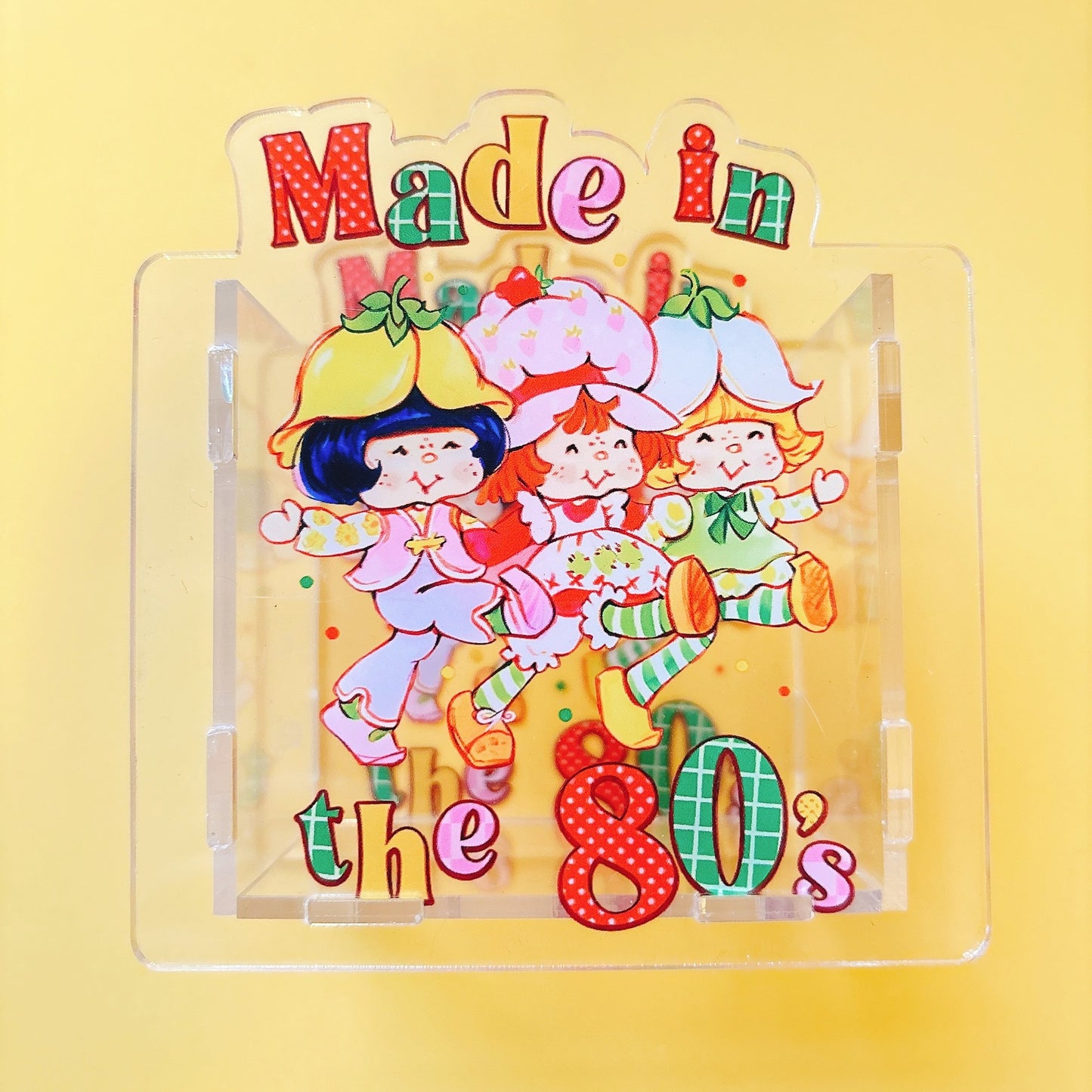 Acrylic Pen Holder Pen Box Storage Cross-bordertkus Hot-selling Strawberry Girlstrawberry Shortcake